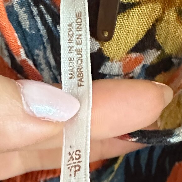 Women’s Red Floral Dress | Size XS | Preloved & Cute - Picture 3 of 3